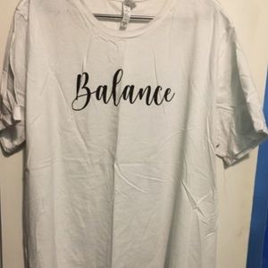 🎈SALE🎈👚#20..GRAPHIC “BALANCE” TOP👚